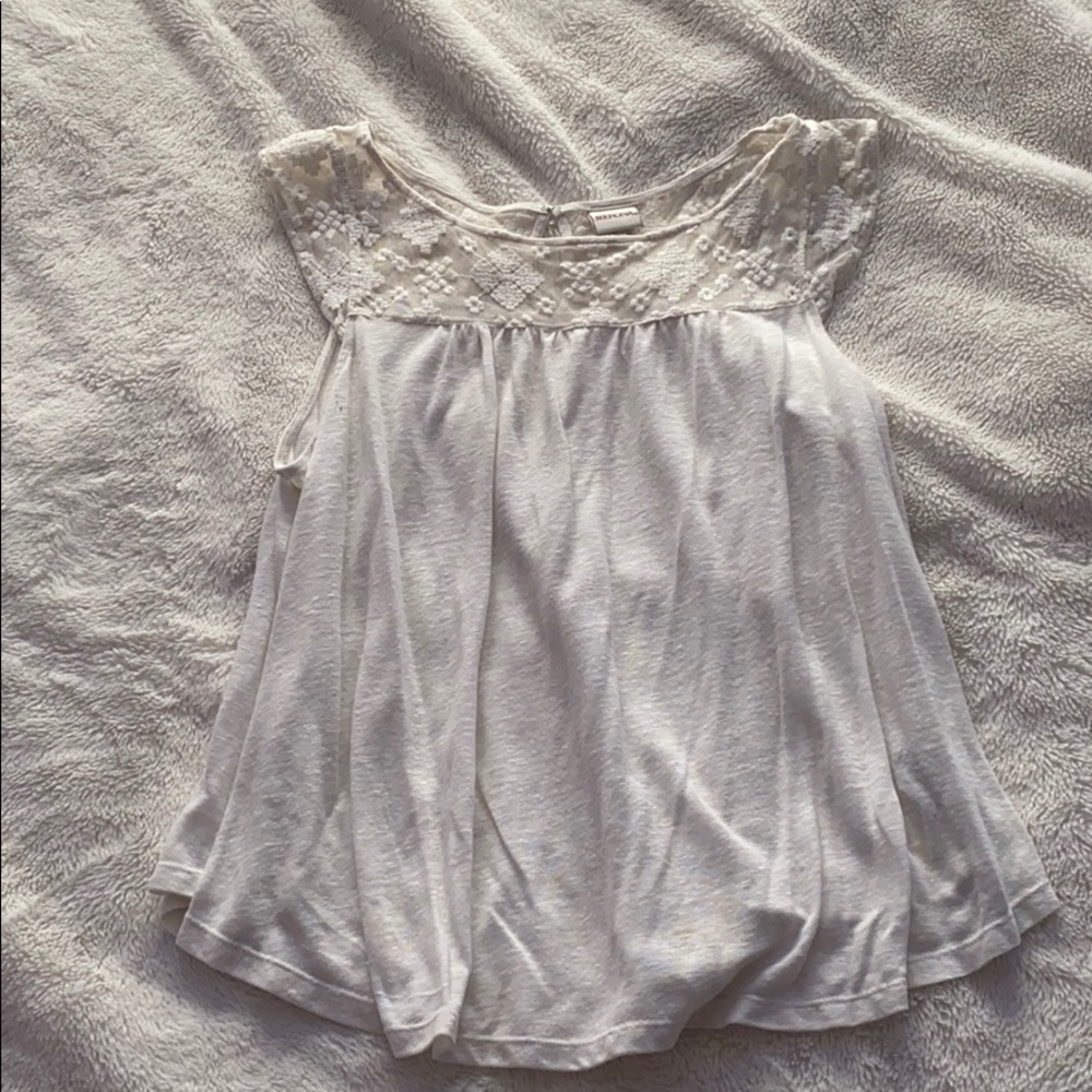 Cute white tank top